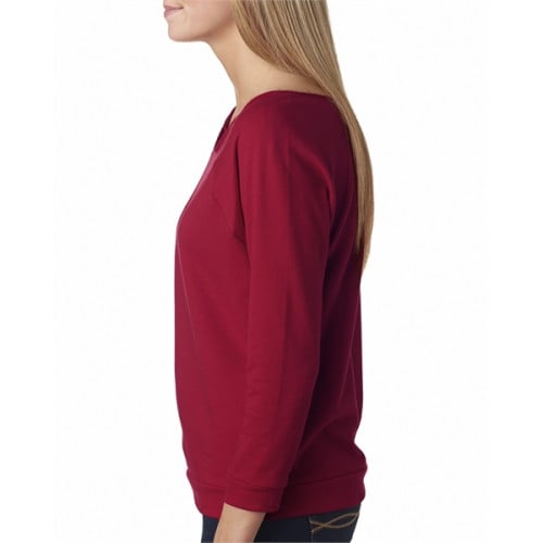 Ladies' French Terry 3/4-Sleeve Raglan