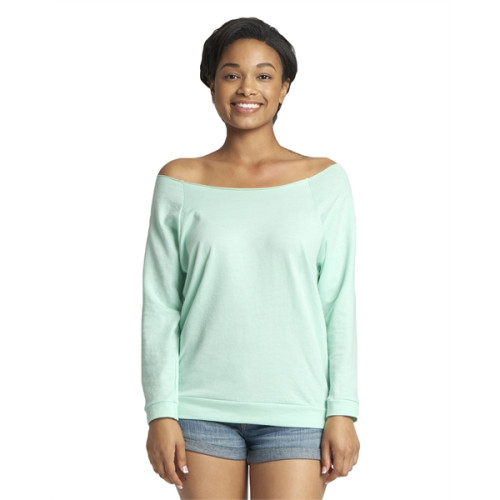 Ladies' French Terry 3/4-Sleeve Raglan