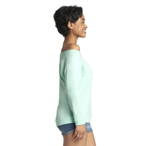 Ladies' French Terry 3/4-Sleeve Raglan
