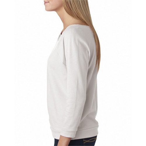 Ladies' French Terry 3/4-Sleeve Raglan