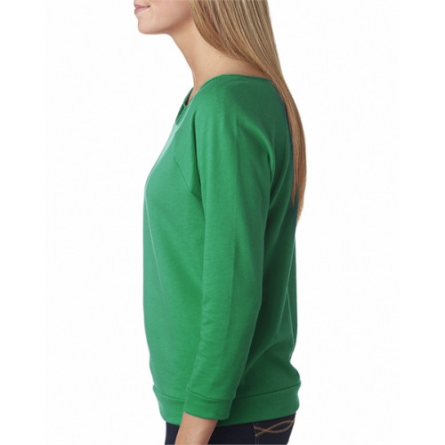 Ladies' French Terry 3/4-Sleeve Raglan