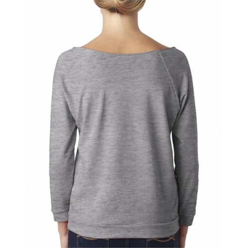 Ladies' French Terry 3/4-Sleeve Raglan