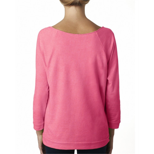 Ladies' French Terry 3/4-Sleeve Raglan