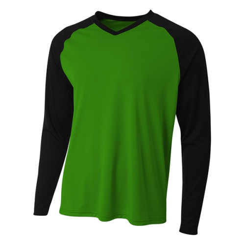 A4 Men's Long Sleeve Strike Raglan T-Shirt