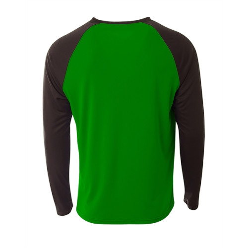 A4 Men's Long Sleeve Strike Raglan T-Shirt