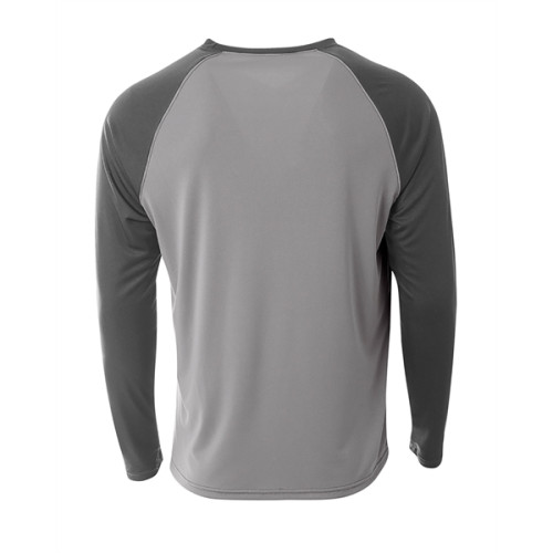 A4 Men's Long Sleeve Strike Raglan T-Shirt