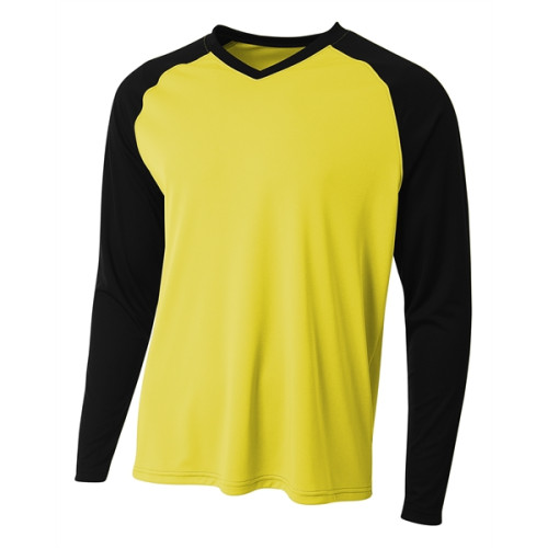 A4 Men's Long Sleeve Strike Raglan T-Shirt