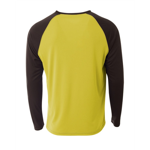 A4 Men's Long Sleeve Strike Raglan T-Shirt