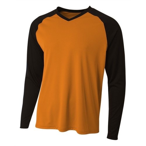 A4 Men's Long Sleeve Strike Raglan T-Shirt