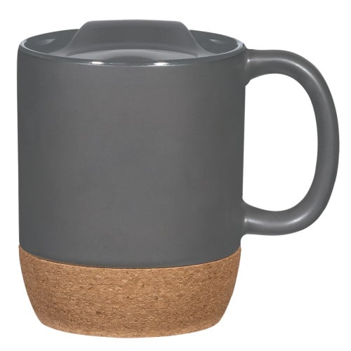 14 Oz. Cork Base Ceramic Mug