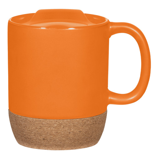 14 Oz. Cork Base Ceramic Mug