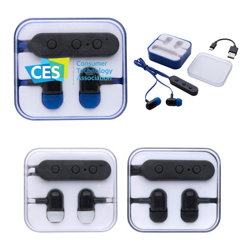 Wireless Earbuds In Square Case