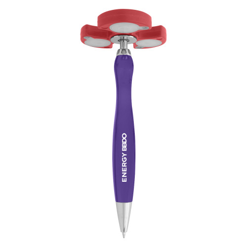Promotional Customized Light Up Spinner Pen