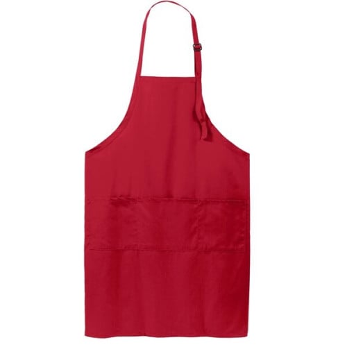 Port Authority Easy Care Extra Long Bib Apron with Stain ...