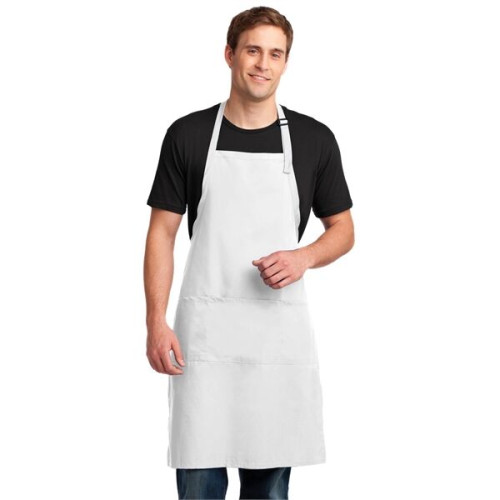 Port Authority Easy Care Extra Long Bib Apron with Stain ...