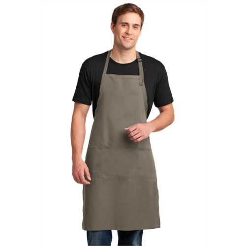 Port Authority Easy Care Extra Long Bib Apron with Stain ...