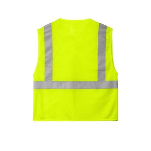 CornerStone ANSI 107 Class 2 Economy Mesh Zippered Vest.