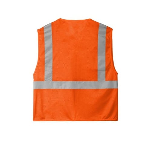 CornerStone ANSI 107 Class 2 Economy Mesh Zippered Vest.