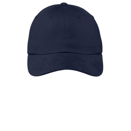 Port Authority Unstructured Brushed Twill Cap.