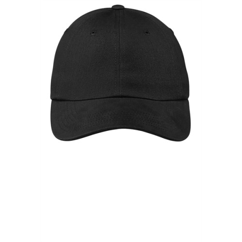 Port Authority Unstructured Brushed Twill Cap.