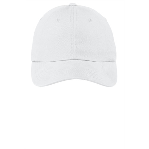 Port Authority Unstructured Brushed Twill Cap.