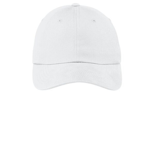 Port Authority Unstructured Brushed Twill Cap.
