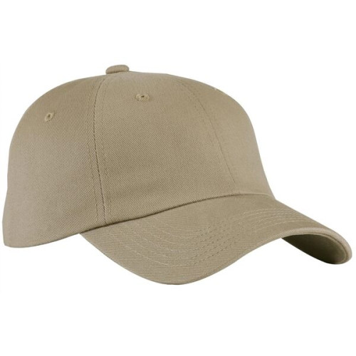 Port Authority Unstructured Brushed Twill Cap.