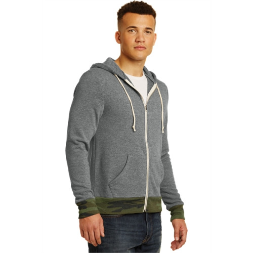 Alternative Rocky Eco -Fleece Zip Hoodie.
