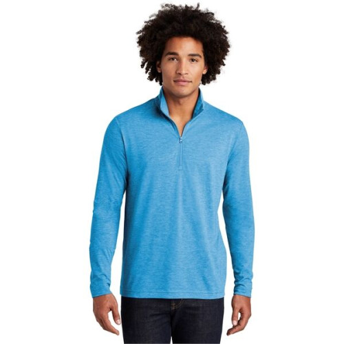 Sport-Tek PosiCharge Tri-Blend Wicking 1/4-Zip Pullover.