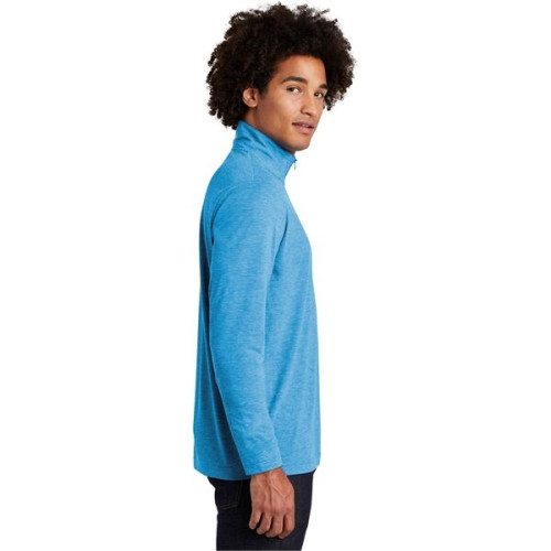 Sport-Tek PosiCharge Tri-Blend Wicking 1/4-Zip Pullover.