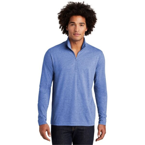 Sport-Tek PosiCharge Tri-Blend Wicking 1/4-Zip Pullover.