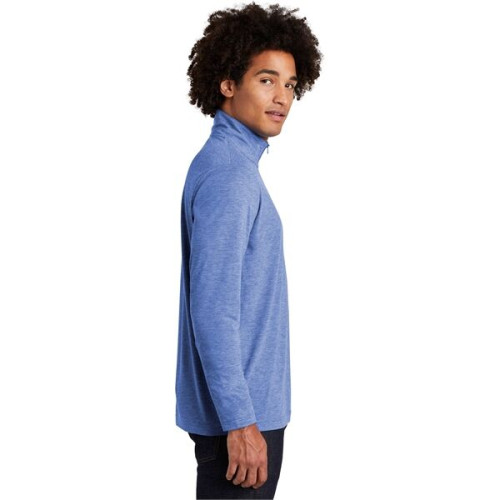 Sport-Tek PosiCharge Tri-Blend Wicking 1/4-Zip Pullover.