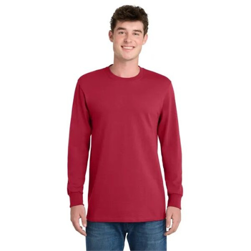 Port & Co Long Sleeve Essential Tee.