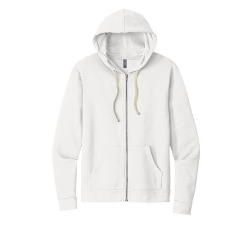 Next Level Apparel Adult Santa Barbara Zip Hoodie.