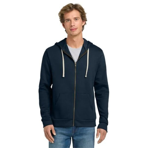 Next Level Apparel Adult Santa Barbara Zip Hoodie.