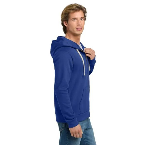 Next Level Apparel Adult Santa Barbara Zip Hoodie.