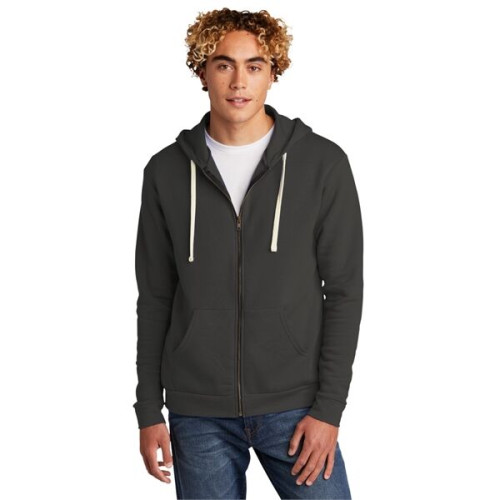 Next Level Apparel Adult Santa Barbara Zip Hoodie.