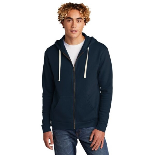 Next Level Apparel Adult Santa Barbara Zip Hoodie.