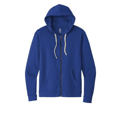 Next Level Apparel Adult Santa Barbara Zip Hoodie.