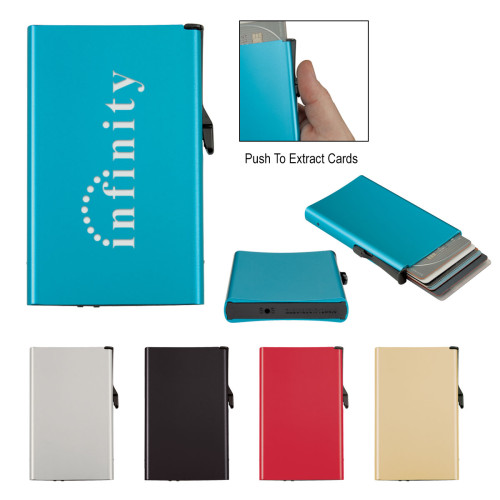 Aluminum RFID Data Blocking Card Holder