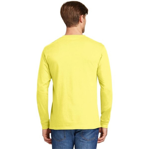 Hanes - Authentic 100% Cotton Long Sleeve T-Shirt.