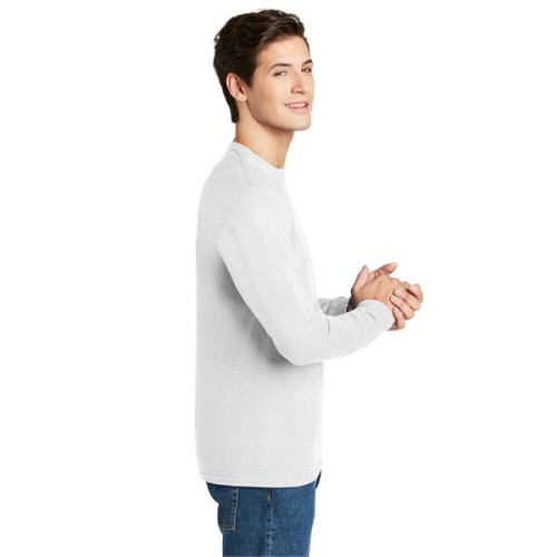 Hanes - Authentic 100% Cotton Long Sleeve T-Shirt.
