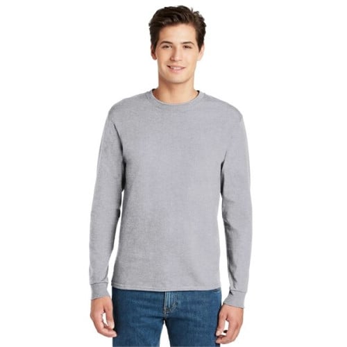 Hanes - Authentic 100% Cotton Long Sleeve T-Shirt.