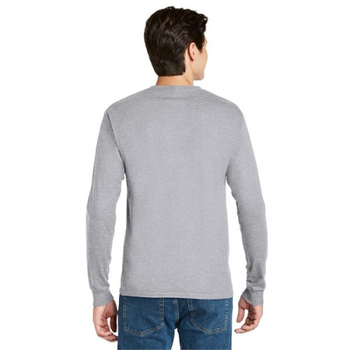 Hanes - Authentic 100% Cotton Long Sleeve T-Shirt.