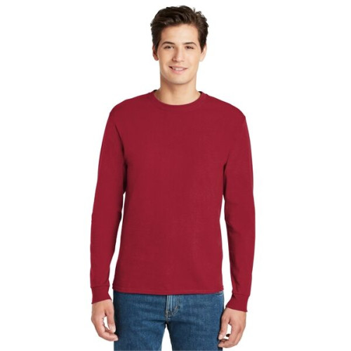 Hanes - Authentic 100% Cotton Long Sleeve T-Shirt.