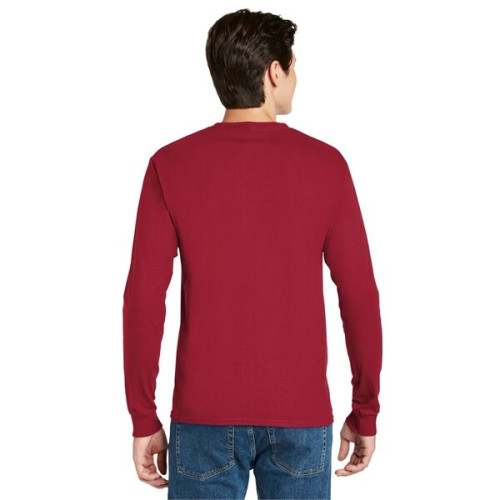 Hanes - Authentic 100% Cotton Long Sleeve T-Shirt.