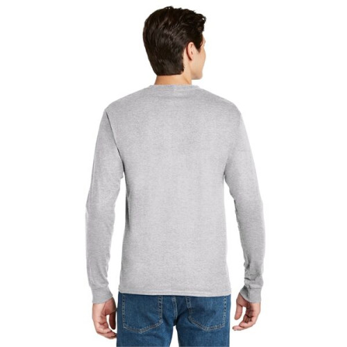 Hanes - Authentic 100% Cotton Long Sleeve T-Shirt.