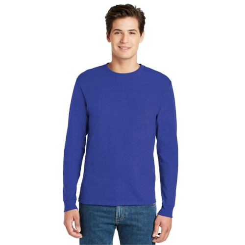 Hanes - Authentic 100% Cotton Long Sleeve T-Shirt.