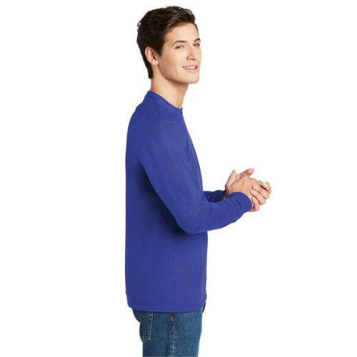 Hanes - Authentic 100% Cotton Long Sleeve T-Shirt.