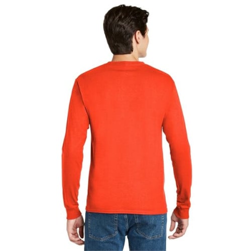 Hanes - Authentic 100% Cotton Long Sleeve T-Shirt.